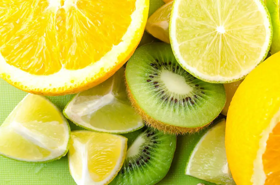 A close-up image of a ripe and juicy kiwi, showcasing its vibrant green color and textured surface.